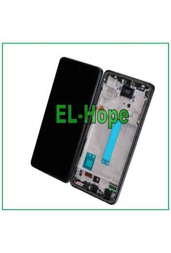 PANTALLA LCD TFT PARA SAMSUNG GALAXY A52S 5G SM A528 A528B MARCO DE PANTALLA TÁCTIL NEGRO