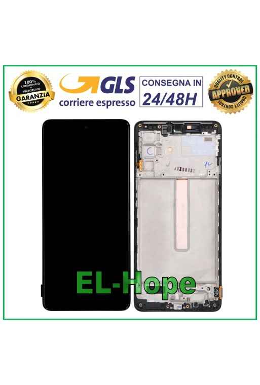 PANTALLA TFT LCD SAMSUNG GALAXY M52S 5G 2021 SM M526 M526B MARCO DE PANTALLA TÁCTIL