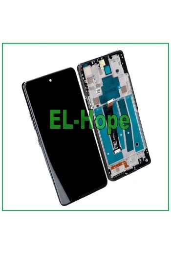 MARCO DE PANTALLA LCD PARA LG K92 5G LM-K920 LMK920N PANTALLA TÁCTIL DE VIDRIO NEGRO