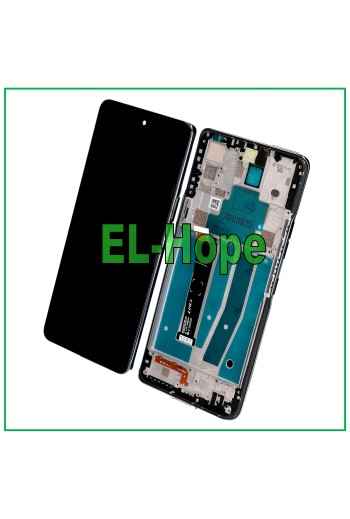 MARCO DE PANTALLA LCD PARA LG K92 5G LM-K920 LMK920N PANTALLA TÁCTIL DE VIDRIO NEGRO