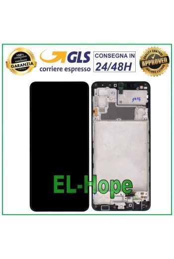 PANTALLA LCD TFT + MARCO PARA SAMSUNG GALAXY M32 2021 SM-M325 M325F PANTALLA TÁCTIL