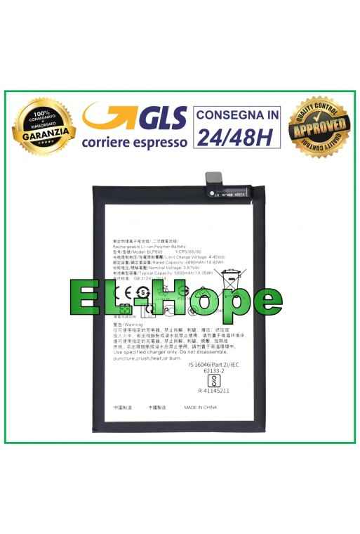 BATERÍA BLP805 PARA OPPO A32 A33 A16 A16s A54 A74 A53 A53s A11s IGUAL ORIGINAL