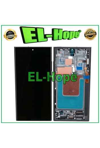 PANTALLA TÁCTIL OLED LCD + MARCO PARA SAMSUNG GALAXY S24 ULTRA SM-S928 NEGRO
