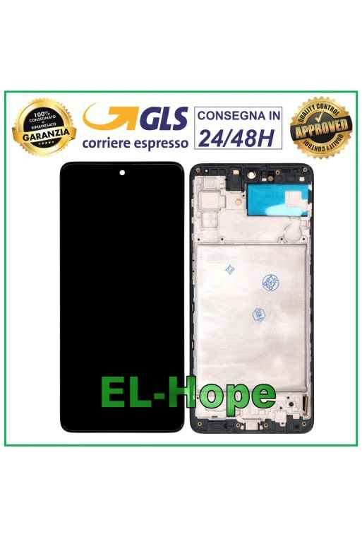 MARCO DE PANTALLA LCD OLED PARA SAMSUNG GALAXY M51 2020 SM-M515 F VIDRIO DE PANTALLA TÁCTIL
