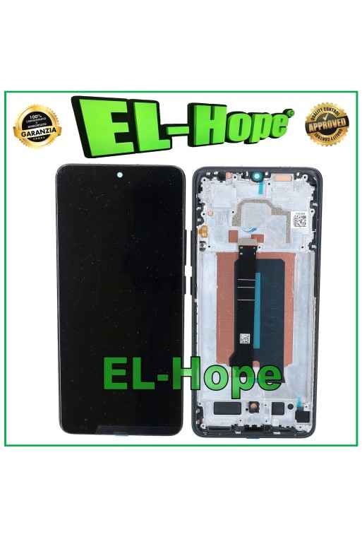 PANTALLA TFT LCD PARA XIAOMI POCO X6 PRO 5G 2311DRK48I MARCO DE CRISTAL TÁCTIL NEGRO