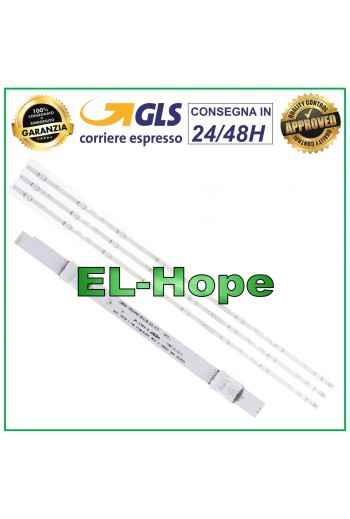 KIT DE 3 BARRAS DE TIRAS LED PARA TV DE 40 SAMSUNG LB172 CSP V8DN-395SM0-R1 V5DN-395SM0-R2