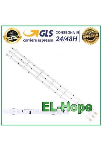 KIT DE 3 BARRAS DE TIRAS LED PARA TV 32 SAMSUNG D4GE-320DC0-R2 2014SVS32HD LB658 650 mm