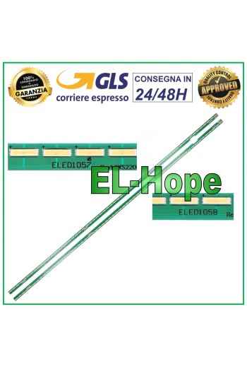 KIT DE 2 BARRAS 60 LEDS PARA TV 55 LG ELED1057 6916L-2318A + ELED1058 6916L-2319A