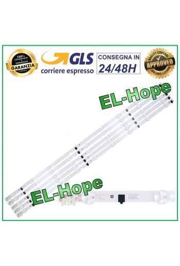 KIT 5 BARRAS DE TIRAS DE 9 LED PARA TV 32 SAMSUNG LB25 2013XSS32H 9 REV1.8 130103 650mm