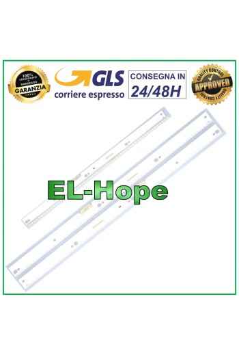KIT DE 2 BARRAS DE TIRAS LED DE 58 PARA TV SAMSUNG DE 49 V6ER-490SMA-R2/B BN96-39671A/39672A