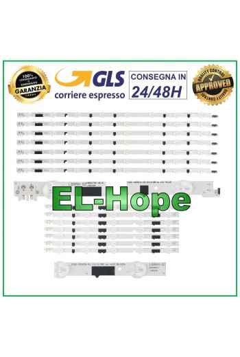 KIT DE 14 TIRAS DE LED PARA TV SAMSUNG DE 40 D2GE-400SCA-R3 / D2GE-400SCB-R3 UE40F