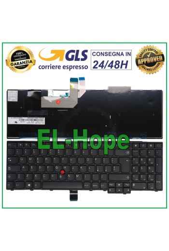 TECLADO PARA LENOVO THINKPAD ITALIANO E540 E531 E545 L540 T540P T550 T560 NEGRO