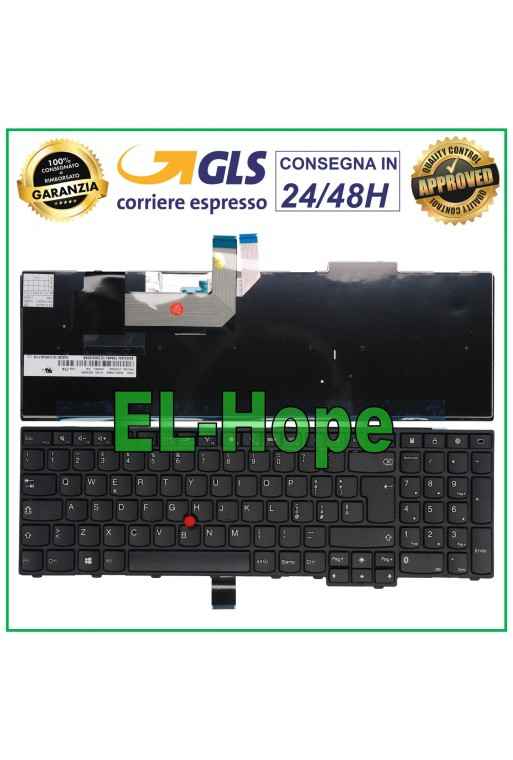 TECLADO PARA LENOVO THINKPAD ITALIANO E540 E531 E545 L540 T540P T550 T560 NEGRO