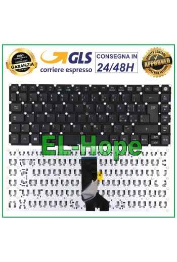 TECLADO ITALIANO PARA PORTÁTIL ACER ASPIRE ES1-511 E15 ES1-520 ES1-521 NEGRO