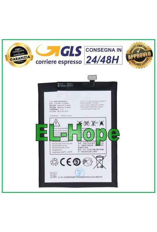 BATERÍA TLP038D7 / TLP038D1 PARA ALCATEL 1S 2020 5028D 5028Y IGUAL ORIGINAL