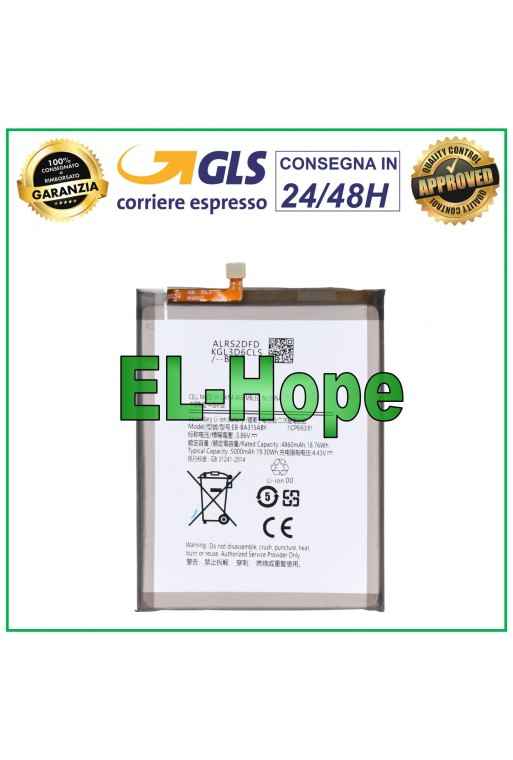 BATERIA EB-BA315ABY PARA SAMSUNG GALAXY A31 SM-A315F 5000 mAh IGUAL A LA ORIGINAL