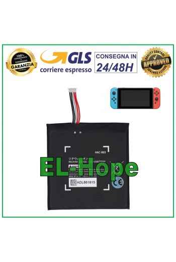 BATERÍA HAC-003 PARA CONSOLA NINTENDO SWITCH 4310 mAh 3.7 V IGUAL A LA ORIGINAL