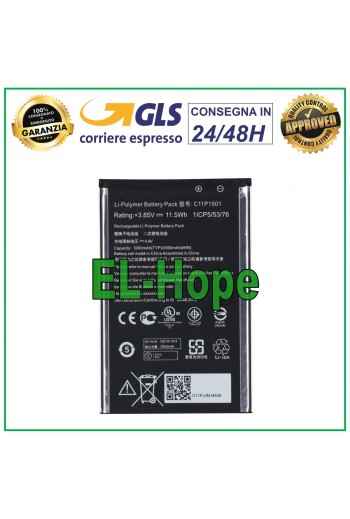 BATERÍA C11P1501 PARA ASUS ZENFONE 2 LASER ZE551KL ZE550KL 3000mA IGUAL ORIGINAL