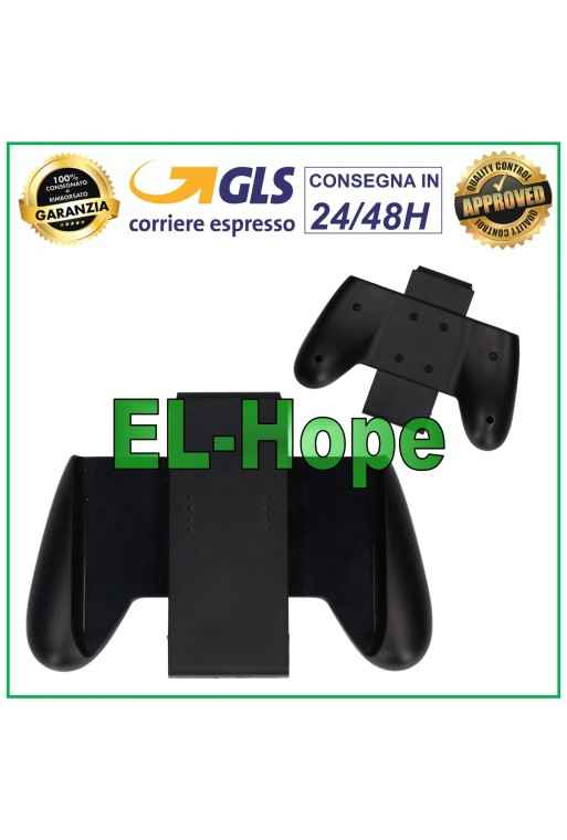 GRIP GRIP JOYCON DERECHO IZQUIERDO NINTENDO SWITCH ACCESORIOS NEGRO 