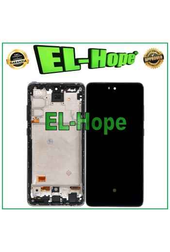 PANTALLA LCD OLED + MARCO PARA SAMSUNG GALAXY A72 SM A725 A726 CRISTAL NEGRO TÁCTIL