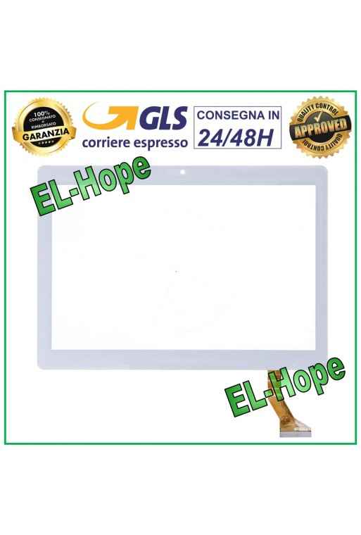 PANTALLA TÁCTIL CRISTAL VARIAS MARCAS PLANO CÓDIGO ZY-1002A 10.1 BLANCO ADHESIVO DOBLE CARA 