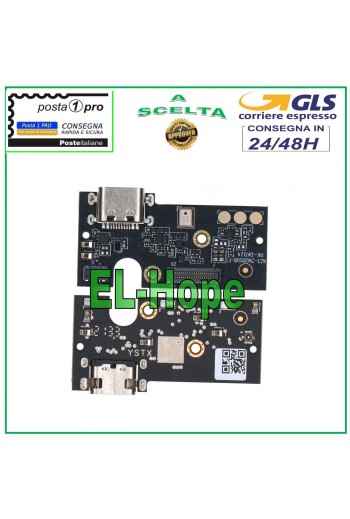 Conector de carga para placa de circuito impreso del micrófono Blackview BV6600/BV6600E.