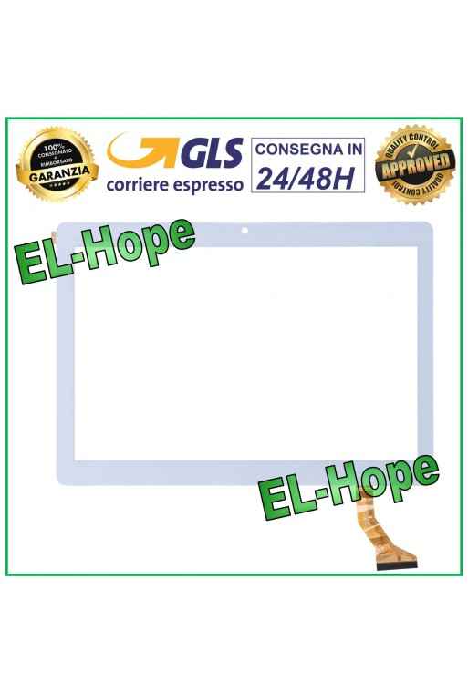 PANTALLA TÁCTIL DE VIDRIO LAMZIEN FLAT CX-1096A1-FPC276-V02 10.1 BLANCO ADHESIVO DE DOBLE CARA