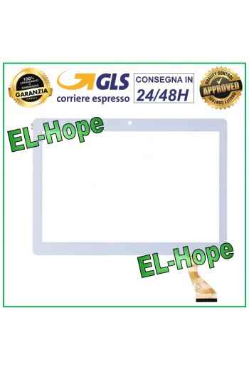 PANTALLA TÁCTIL DE CRISTAL PLANA PHABLET CÓDIGO KINGVINA-PG1026-FPC 10.1 BLANCO ADHESIVO DE DOBLE CARA