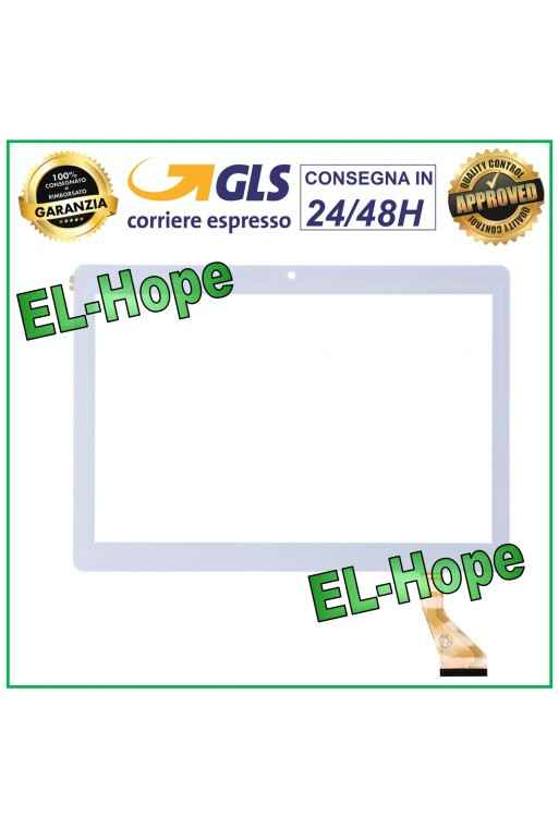 PANTALLA TÁCTIL DE CRISTAL PLANA PHABLET CÓDIGO KINGVINA-PG1026-FPC 10.1 BLANCO ADHESIVO DE DOBLE CARA