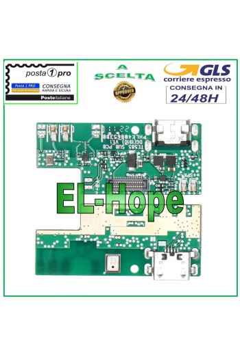 Conector de carga para base de micrófono DOOGEE X95, placa de circuito impreso (MICRO USB)