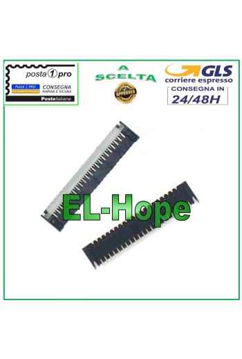 CONECTOR CLIP FLEXIBLE PANTALLA LCD PARA NINTENDO SWITCH OLED SOCKET FPC PARA SOLDAR 