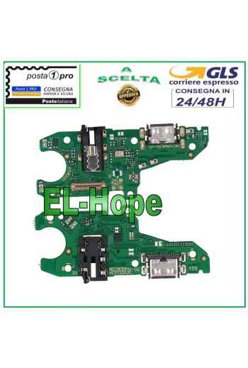 Conector de carga para placa de circuito impreso para micrófono HONOR X7 CMA-LX1, base de carga tipo C 