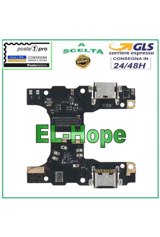 Conector de carga para placa de circuito impreso de micrófono Nokia G11 TA-1401, base de carga tipo C 
