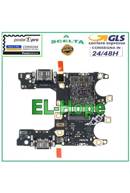 CONECTOR DE CARGA PARA HONOR 70 FNE-AN00 FNE-NX9 MICRÓFONO PCB BASE DE CARGA