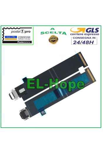 CONECTOR DE CARGA PARA APPLE IPAD PRO 12.9 1. GEN A1584 A1652 NEGRO CARGA PLANA