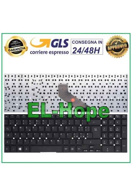 TECLADO ITALIANO PARA PORTÁTIL ACER ASPIRE V3-572 V3-572G SERIE E1 E5 V3 V5 NEGRO