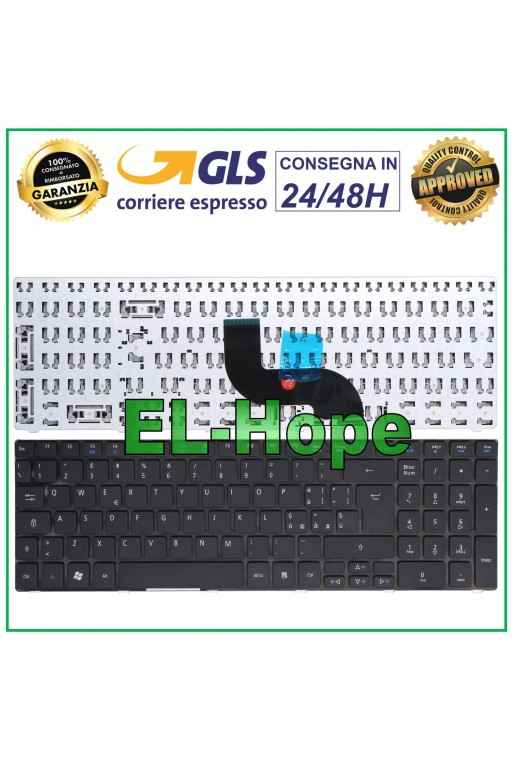 TECLADO ITA PARA PORTÁTIL PACKARD BELL EASYNOTE MS2290 TM85 TM97 TM98 TM99 NEGRO