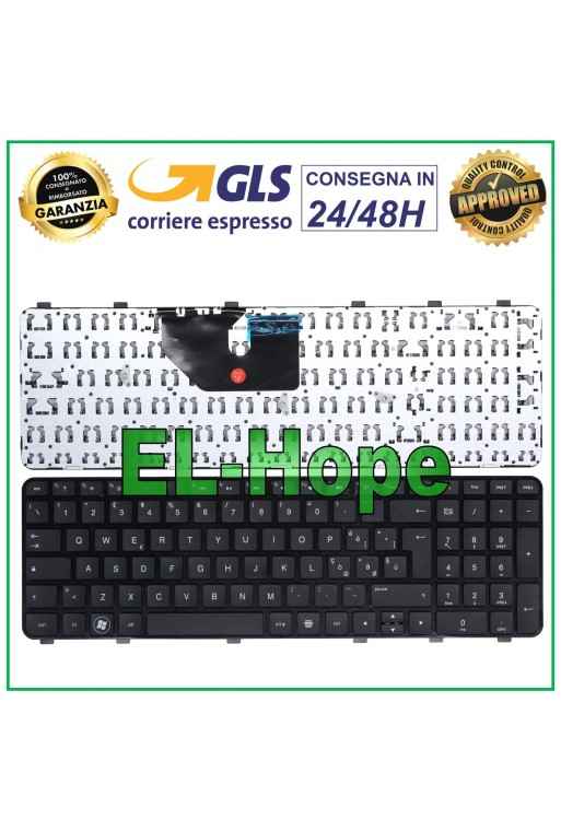 TECLADO ITALIANO PARA PORTÁTIL HP Serie DV6-6000 NSK-HWAUW 665937-061 NEGRO