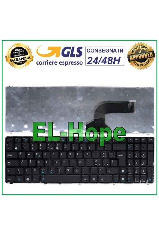 TECLADO ITALIANO PARA PORTÁTIL ASUS G60 G52 U50 UX50 X61 G60J G60V G60JX G60VX NEGRO