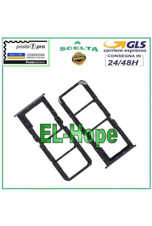 COMPARTIMENTO PARA RANURA DE TRANSPORTE NANO SIM TARJETA MICRO SD PARA OPPO REALME C30 RMX3581 NEGRO