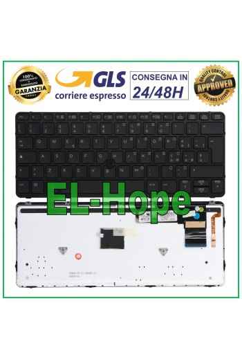 HP ELITEBOOK 820 825 720 725 G1 G2 TECLADO ITALIANO NEGRO RETROILUMINADO