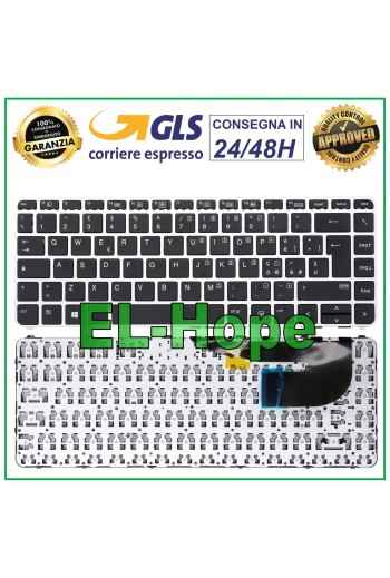 TECLADO ITALIANO TECLADO PORTÁTIL HP ELITEBOOK 745 840 G3 G4 MARCO PLATA