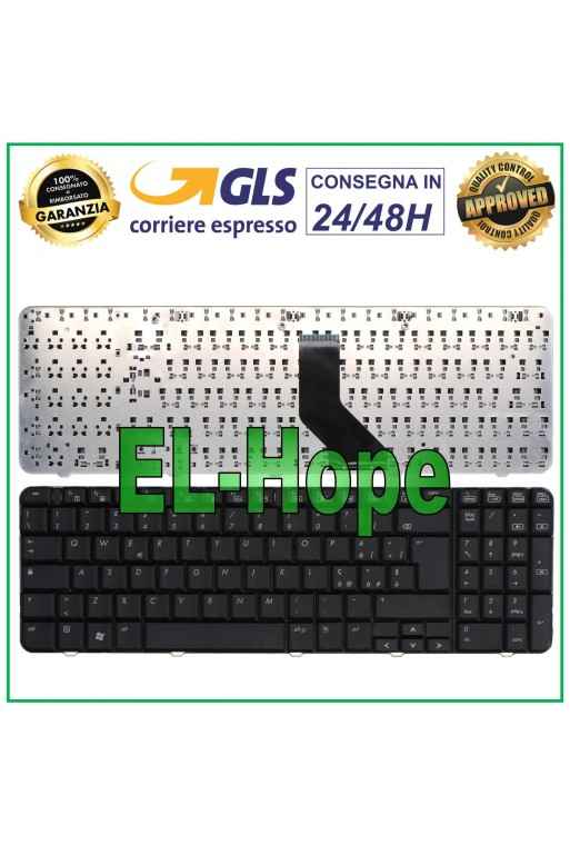 TECLADO ITALIANO PARA PORTÁTIL HP COMPAQ PRESARIO SERIE CQ60 / PAVILLON G60 NEGRO
