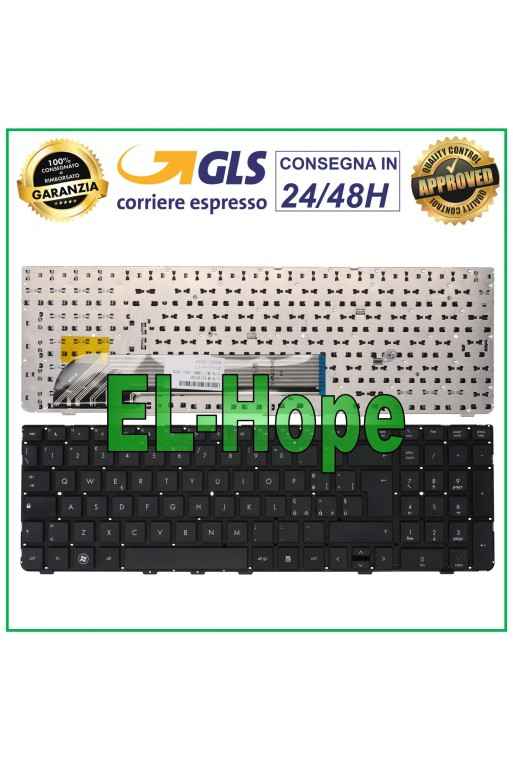 TECLADO ITALIANO PARA PORTÁTIL HP PROBOOK 4530S 4535S 4730S NEGRO