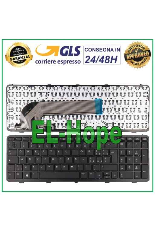 TECLADO ITALIANO PARA PORTÁTIL HP PROOBOOK 450 455 470 G0 G1 G2 NEGRO