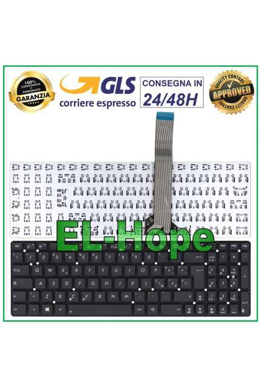 TECLADO ITALIANO PARA PORTÁTIL ASUS A55V A55VD K55A K55V K55VD A55V NEGRO