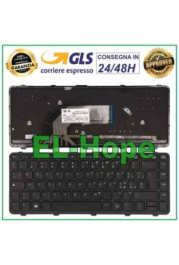 TECLADO ORIGINAL ITALIANO + MARCO PORTÁTIL HP PROOBOK G1 G2 430 440 445 NEGRO