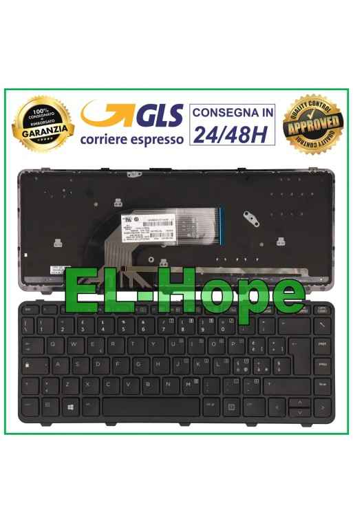 TECLADO ORIGINAL ITALIANO + MARCO PORTÁTIL HP PROOBOK G1 G2 430 440 445 NEGRO