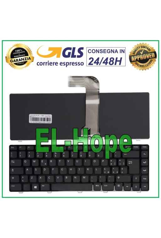 TECLADO ITALIANO PORTÁTIL DELL INSPIRON 14 RZ 5421 N411Z N4110 13Z N311Z NEGRO