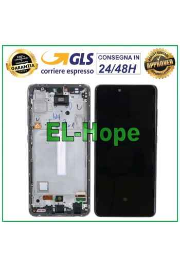 PANTALLA LCD OLED x SAMSUNG GALAXY A52 5G 2021 SM-A525F A526B MARCO TÁCTIL BLANCO